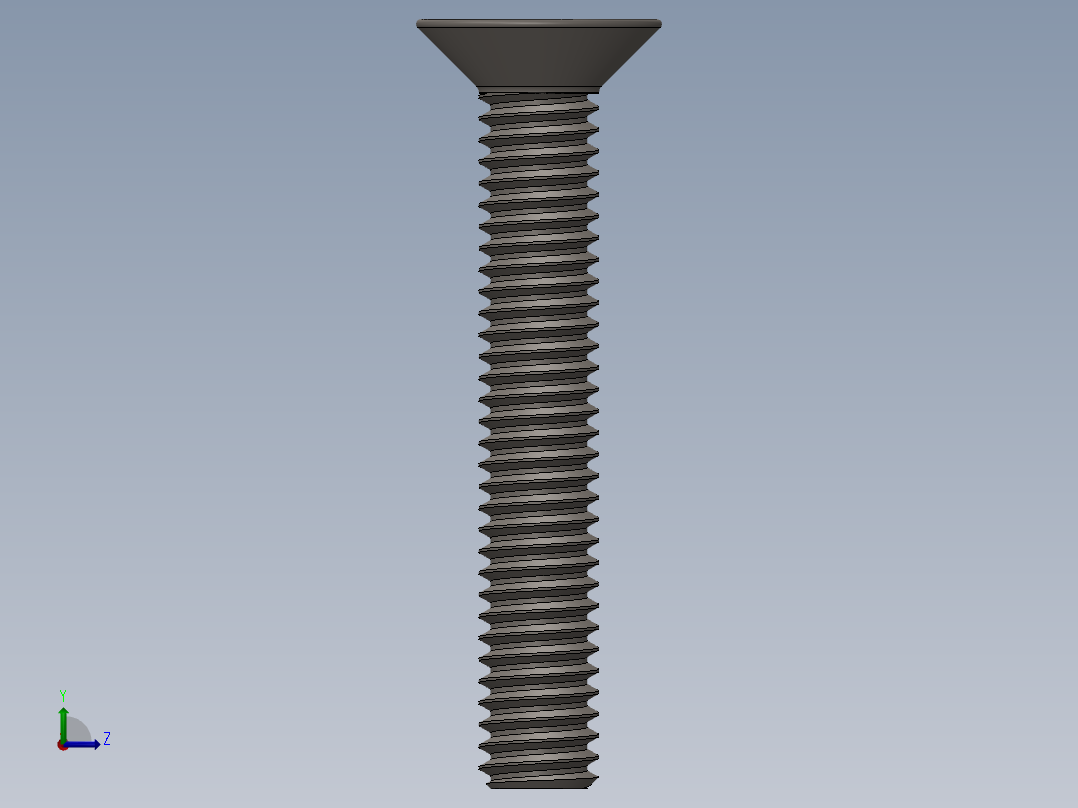 Screw_ISO_10642_M2x16_A2.SLDPRT左视图