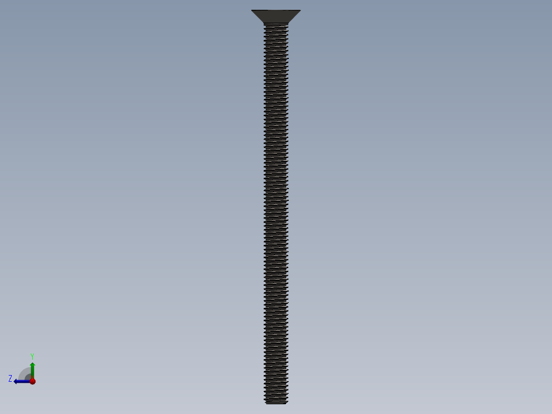 Screw_ISO_10642_M5x80_A2.SLDPRT右视图