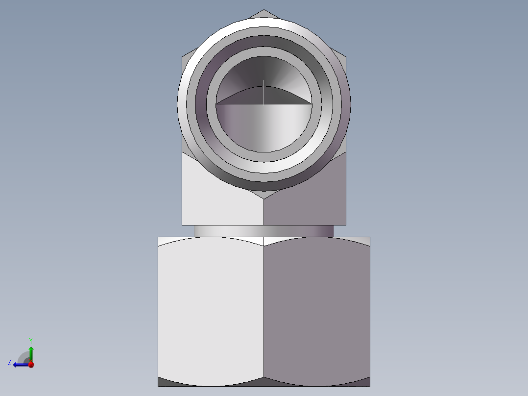 直角组合接头、2C9-18右视图