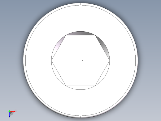 堵头 4BN 内六角螺堵、4BN-20WD俯视缩略图