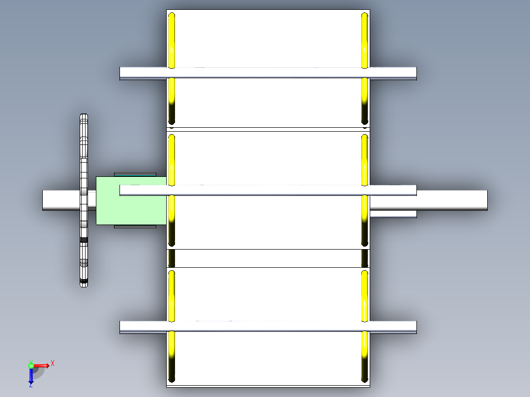 A3003482-垂直智能汽车停车库俯视图