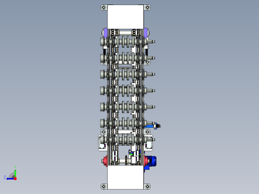 曲轴输送线sw20可编辑右视缩略图