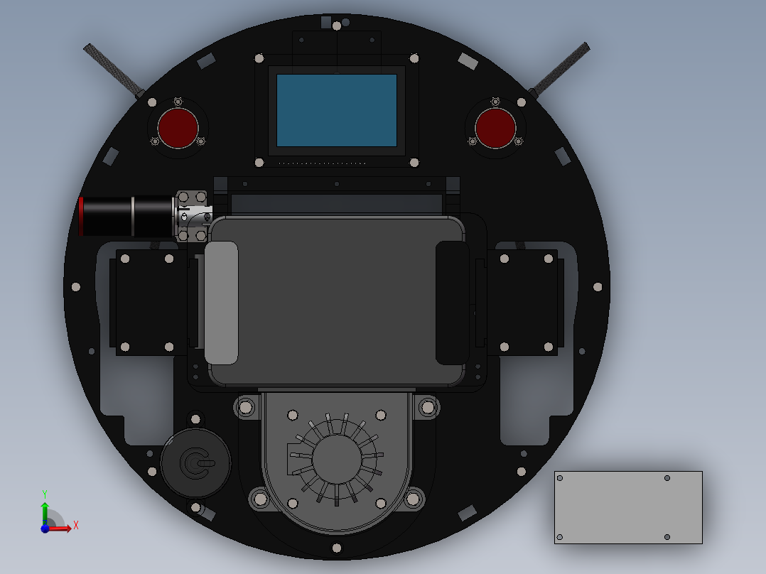 吸尘器(24)前视图