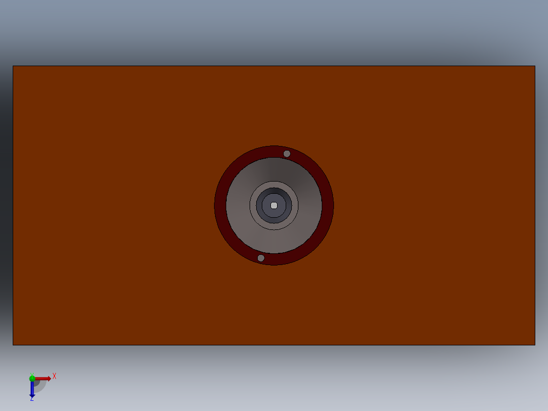 塑料模具俯视图