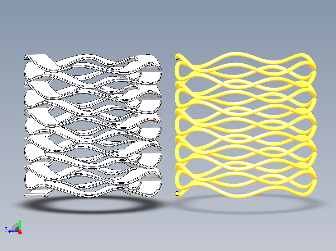 螺旋波浪弹簧+弹簧垫片