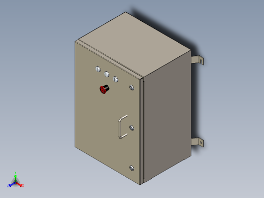 电气控制柜20kw-pdu-panel-1 1 STP IGS