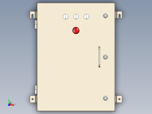 电气控制柜20kw-pdu-panel-1 1 STP IGS前视缩略图