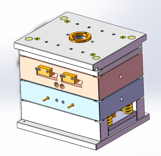 圆形端盖塑胶模具缩略图