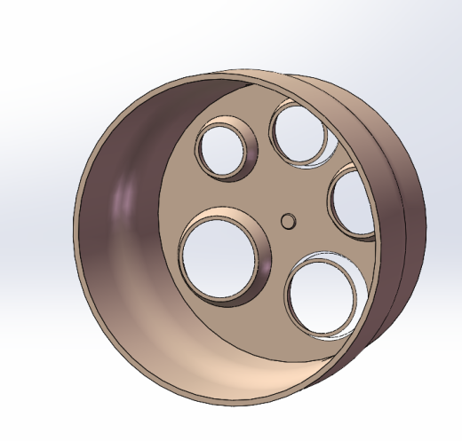 圆形端盖塑胶模具缩略图
