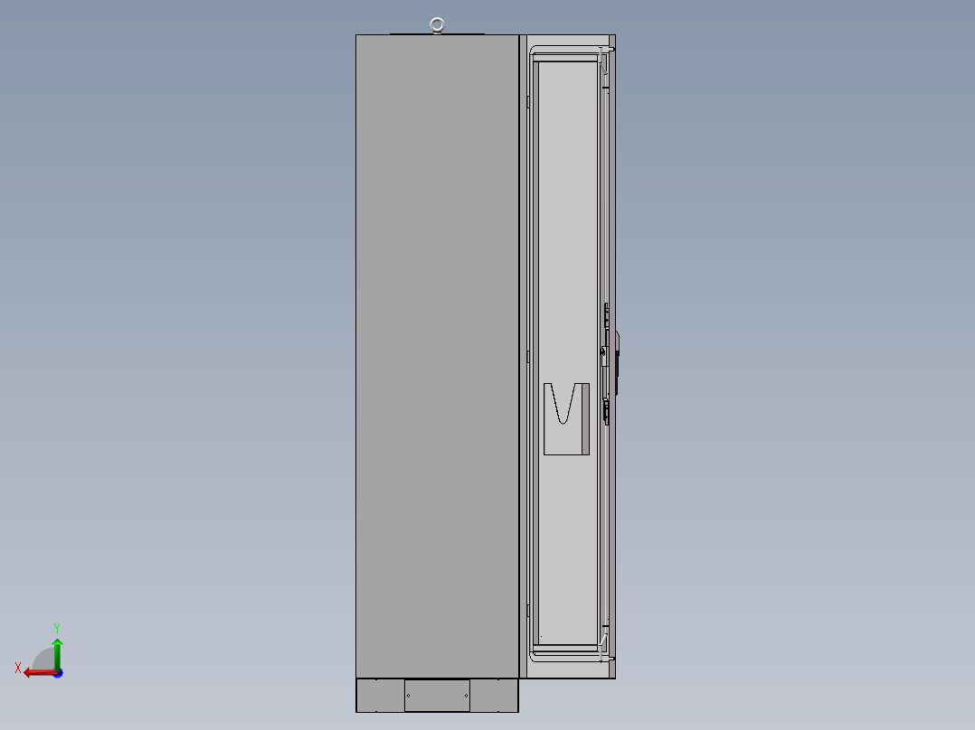 032 强电柜左视图