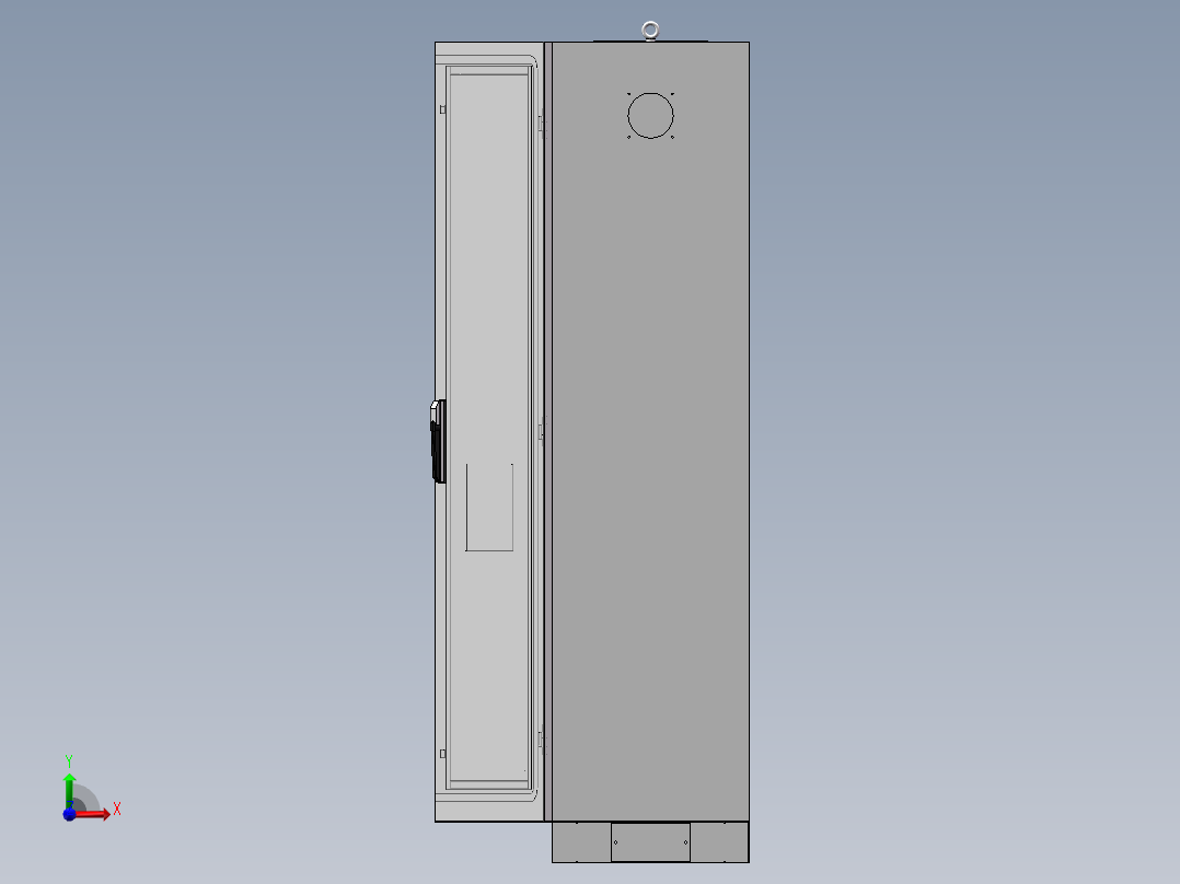 032 强电柜右视图