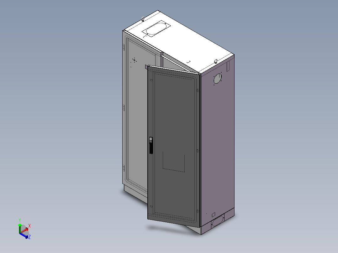 032 强电柜正等轴测图