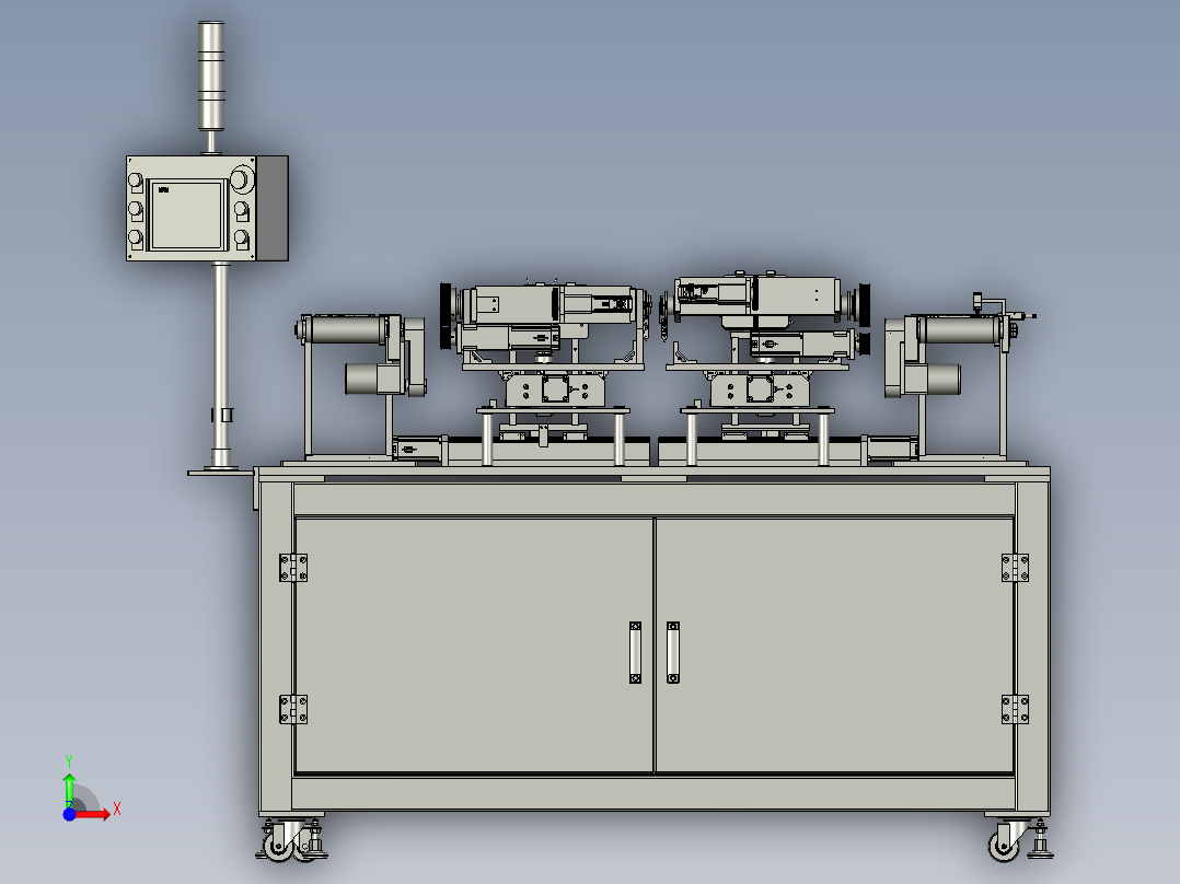 圆弧打磨智能一体机前视图