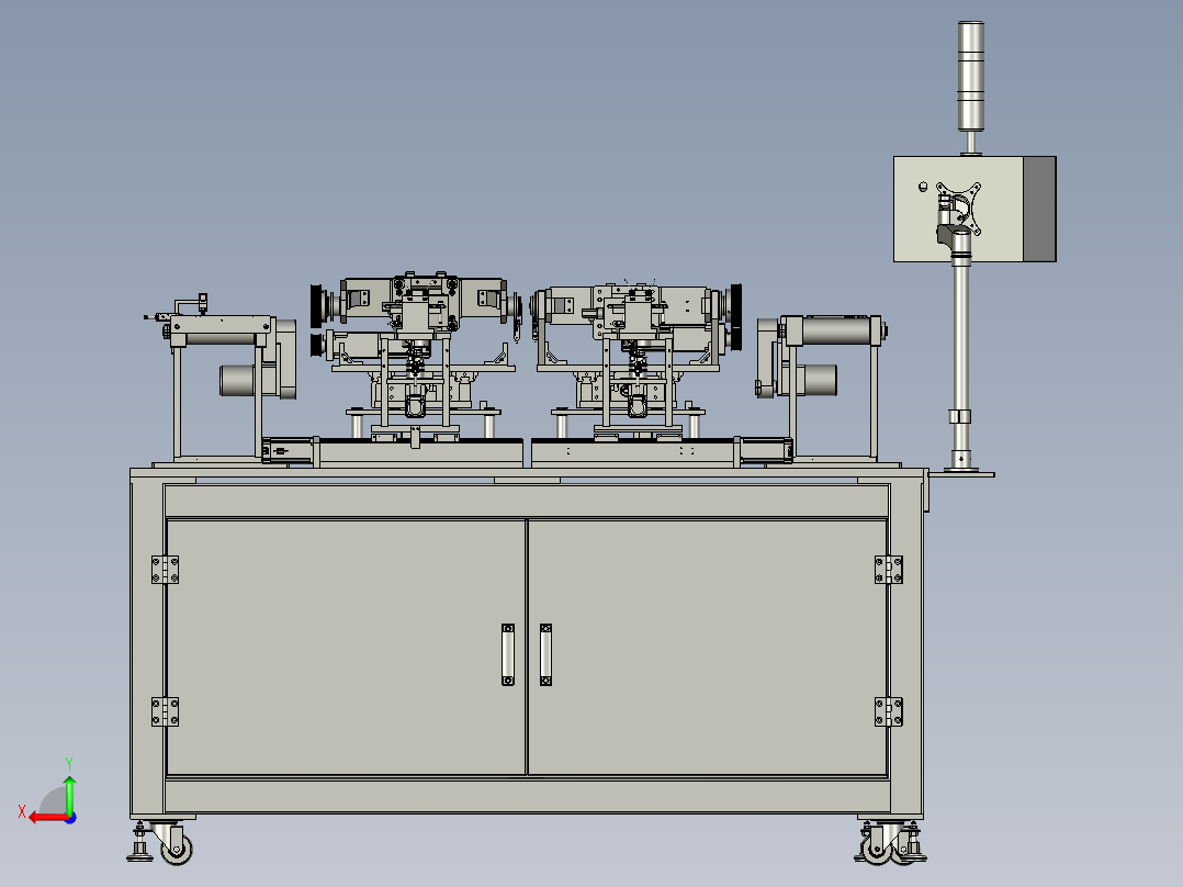 圆弧打磨智能一体机后视图