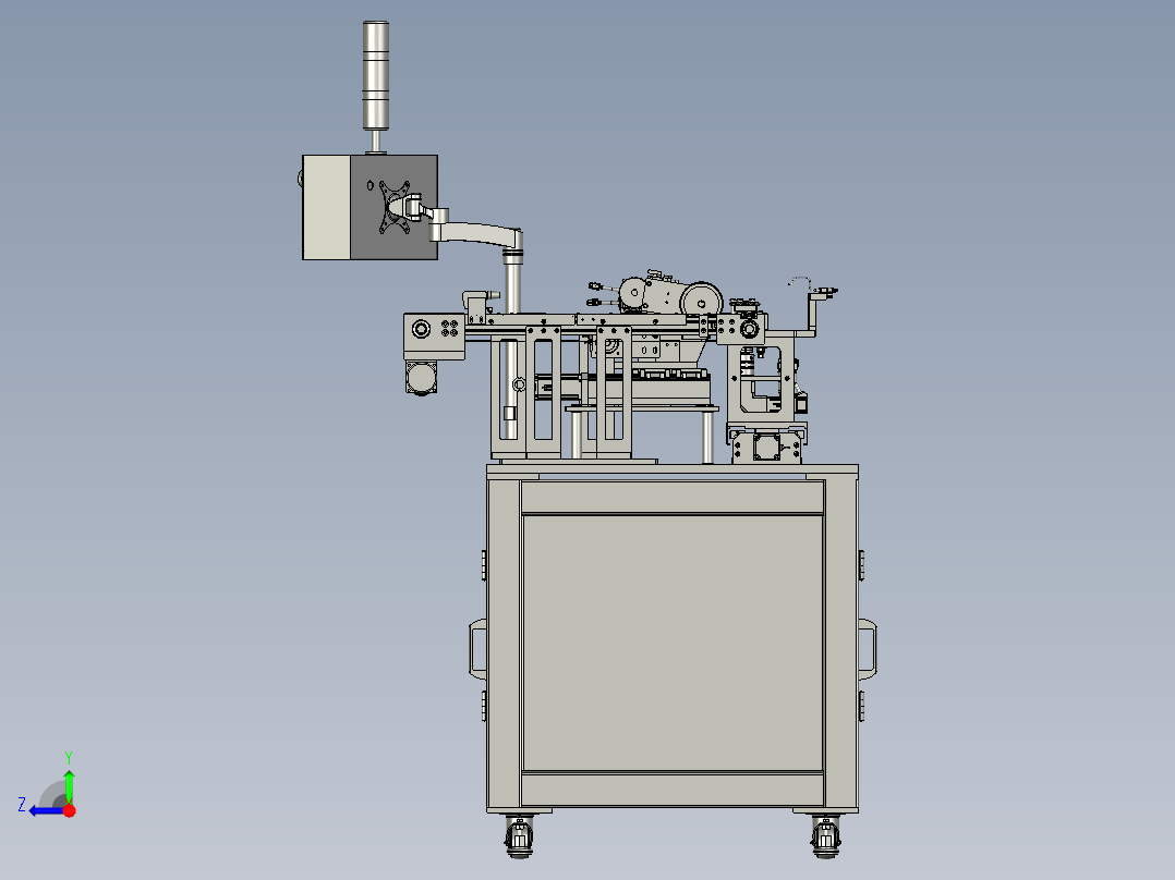 圆弧打磨智能一体机右视图