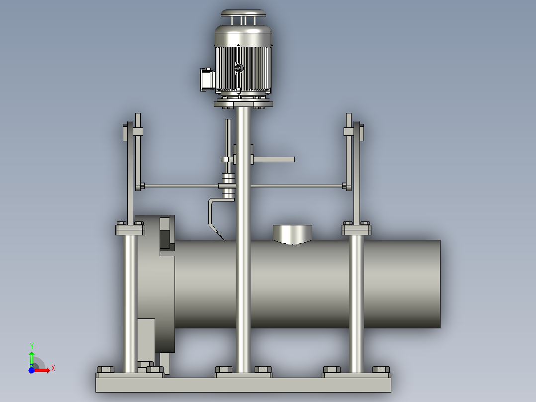 相贯线自动氩弧焊焊接机前视图