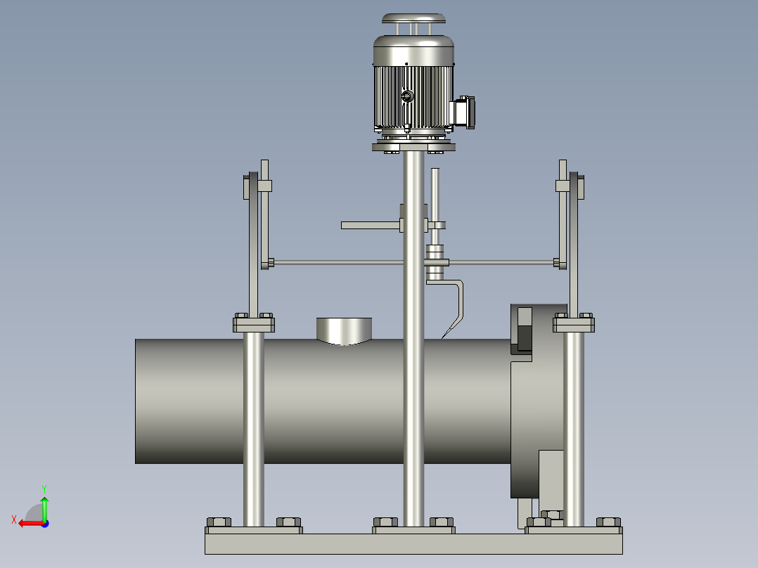 相贯线自动氩弧焊焊接机后视图