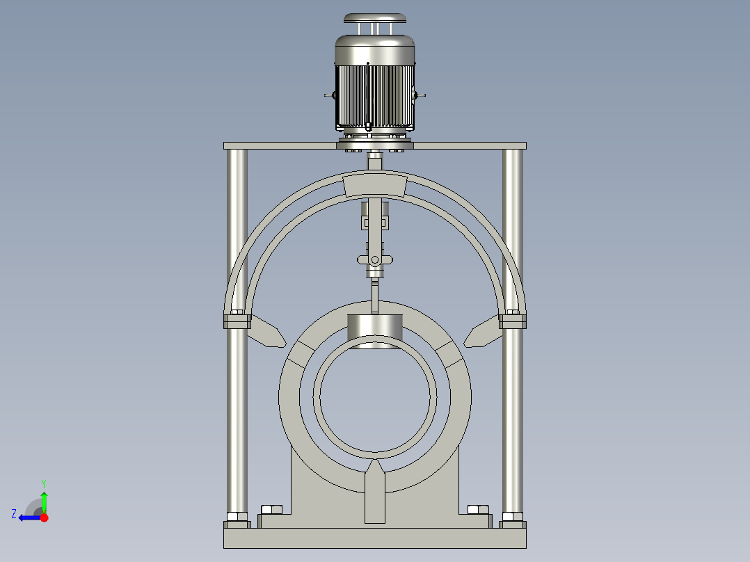 相贯线自动氩弧焊焊接机右视图