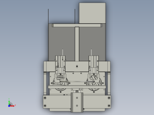 2018SOLIDWORKS1301Z脱铝箔机构前视缩略图
