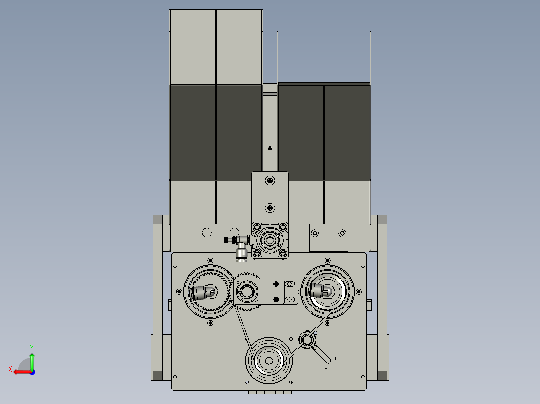 2018SOLIDWORKS1301Z脱铝箔机构后视图