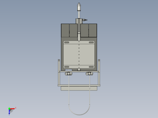 2018SOLIDWORKS1301Z脱铝箔机构俯视缩略图