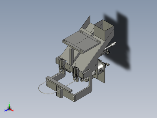 2018SOLIDWORKS1301Z脱铝箔机构正等轴测缩略图