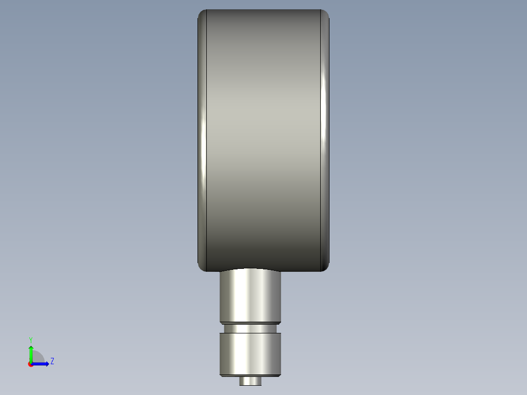 CQVP压力表Y-400左视图