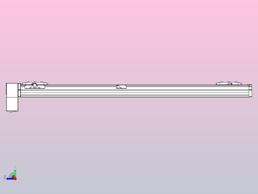 皮带直线轴双滑块型TPA-GCBS-80-P60-L425-RP-M20-N3右视缩略图