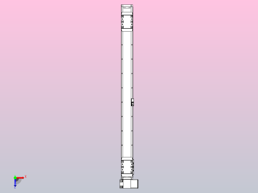 皮带直线轴双滑块型TPA-GCBS-80-P60-L425-RP-M20-N3俯视缩略图