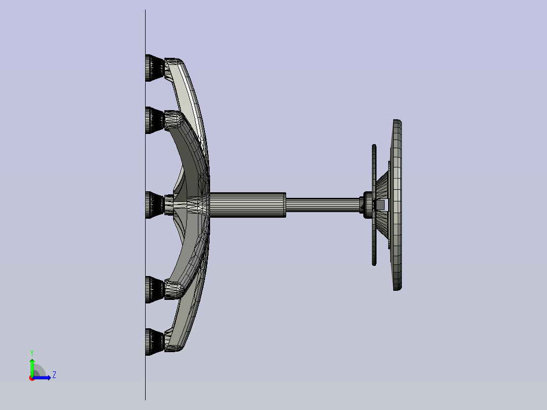 穆斯塔法·佐鲁凳子左视图