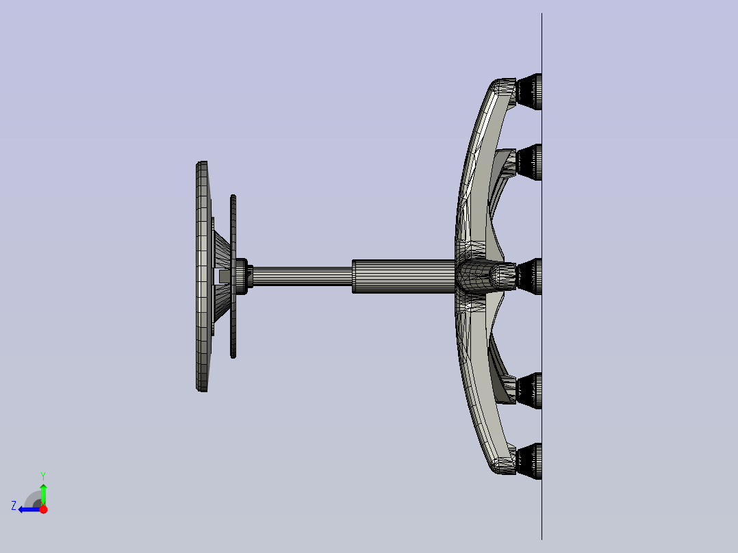 穆斯塔法·佐鲁凳子右视图