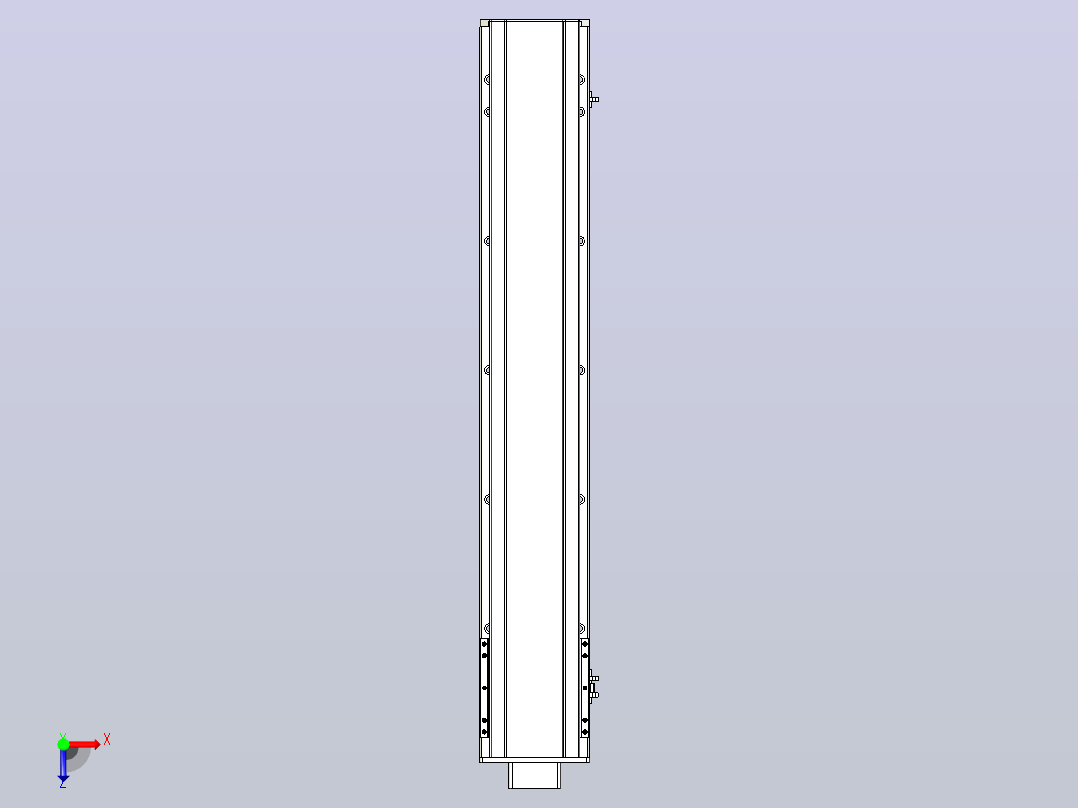 MTH17标准螺杆滑台[MTH17-L#-900-BM-P40-C3]俯视图