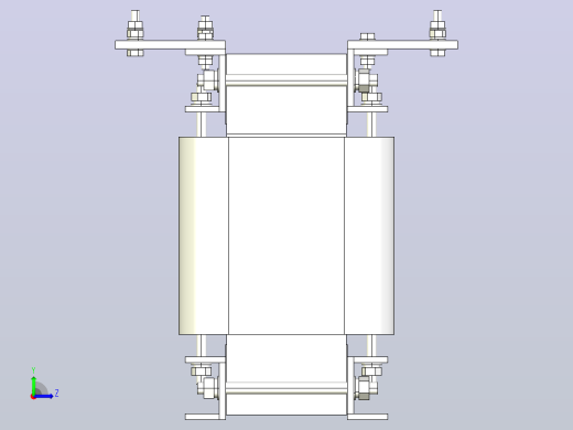 SG-20三相干式变压器三维模型202010左视缩略图