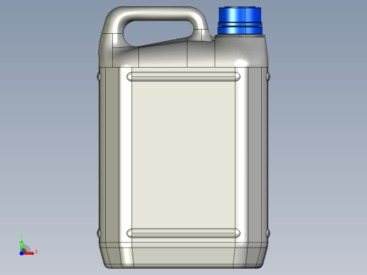 5L塑料汽油桶前视缩略图