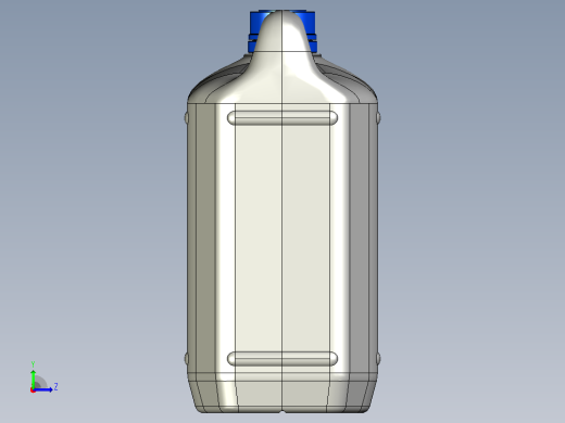 5L塑料汽油桶左视缩略图