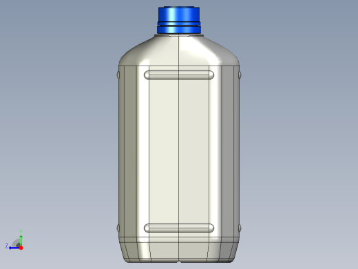 5L塑料汽油桶右视缩略图