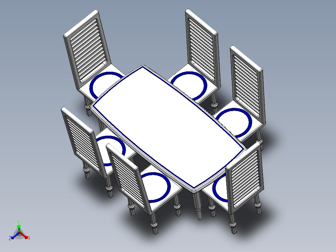 17号餐具主视图