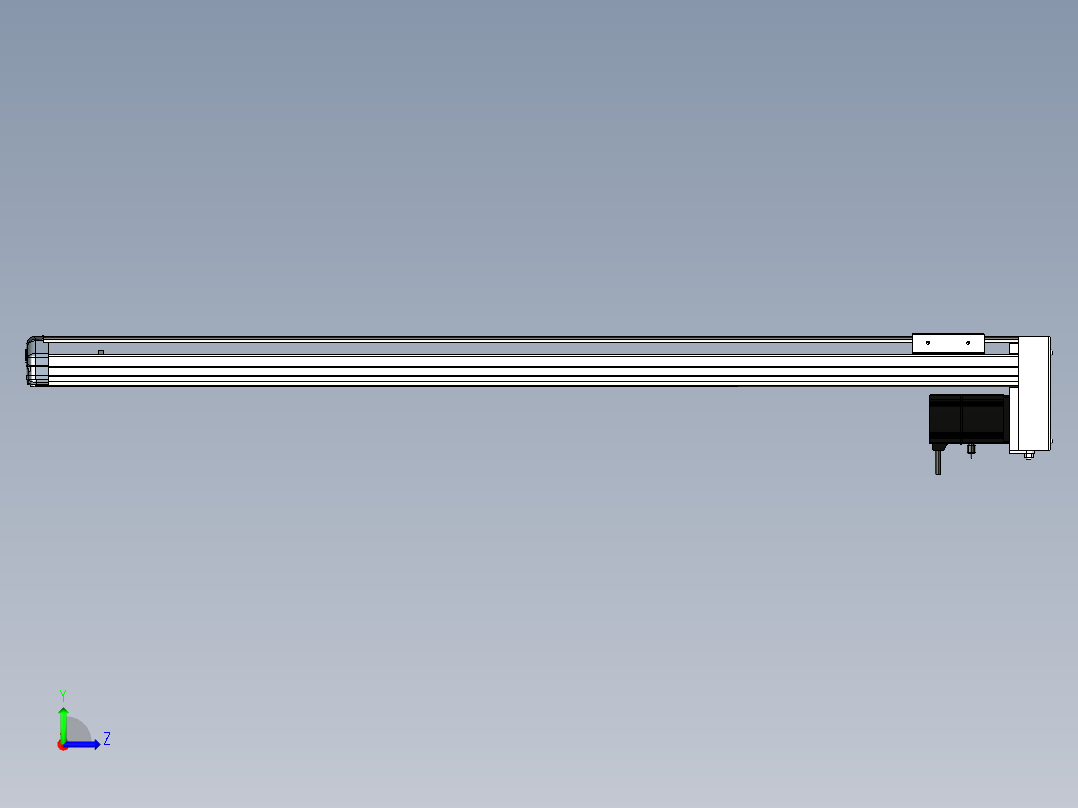 Toyo东佑达直线模组-ETH10-1050-BM-200W左视图