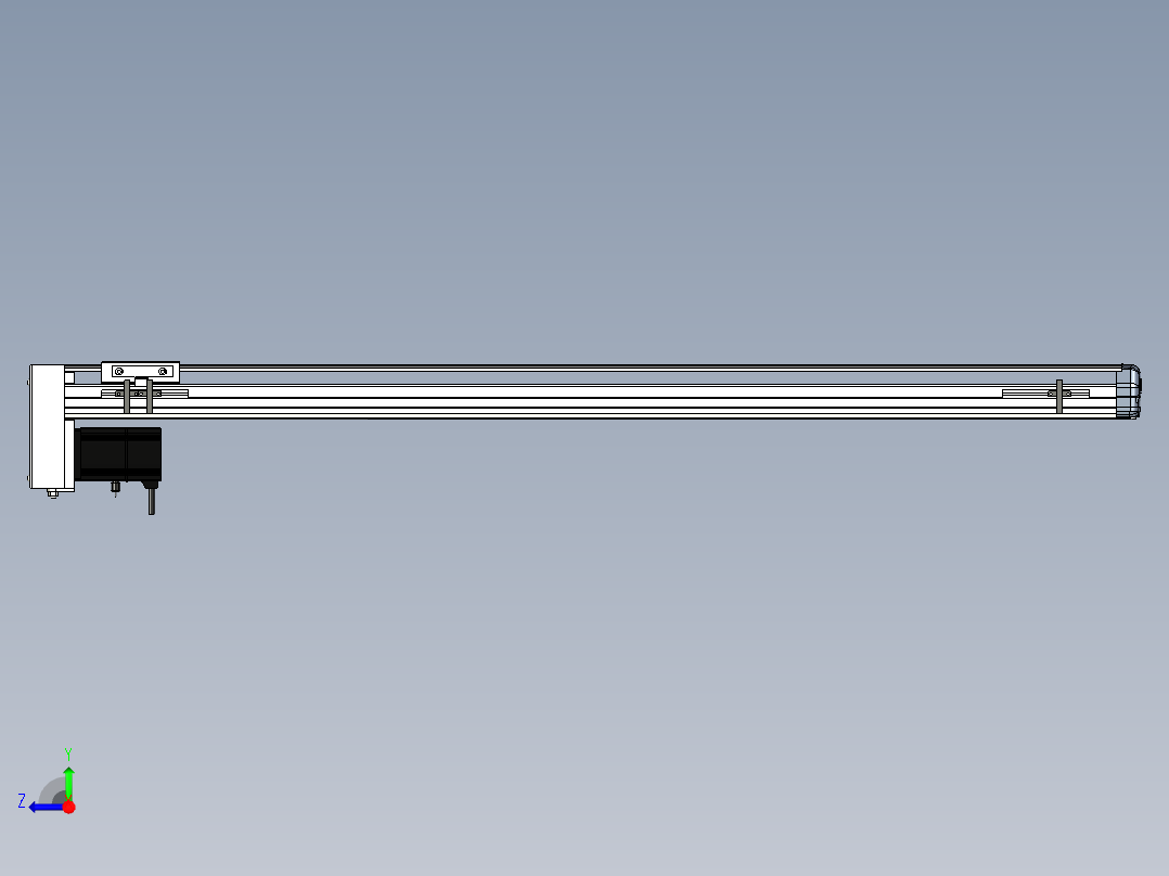 Toyo东佑达直线模组-ETH10-1050-BM-200W右视图