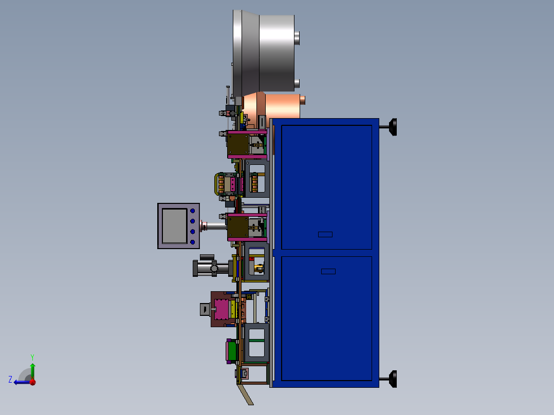 B5_一种方针散端插针机右视图