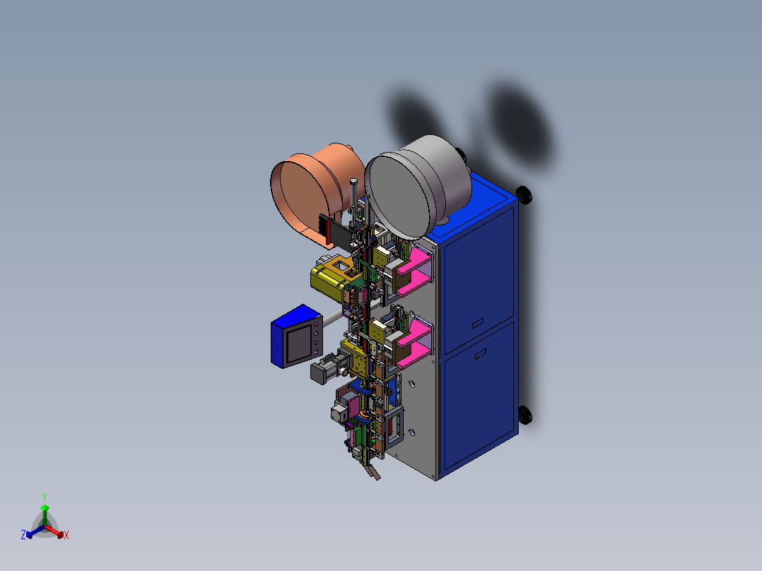 B5_一种方针散端插针机正等轴测图
