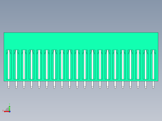 DEGSON 15EDG 系列 3.5mm 插拔式接线端子 FullPack-15EDGVT-3.5-40P-14-00AH后视缩略图