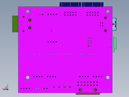 ery32支持4个电机的3D打印机主板后视缩略图