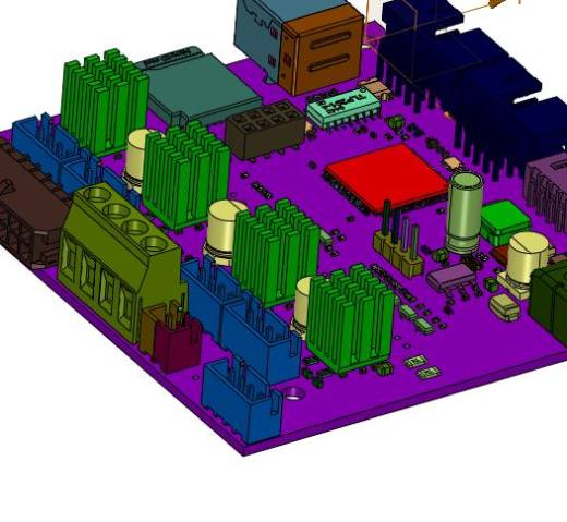 ery32支持4个电机的3D打印机主板缩略图