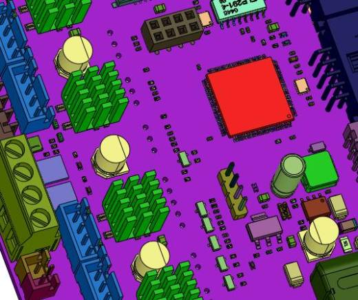 ery32支持4个电机的3D打印机主板缩略图