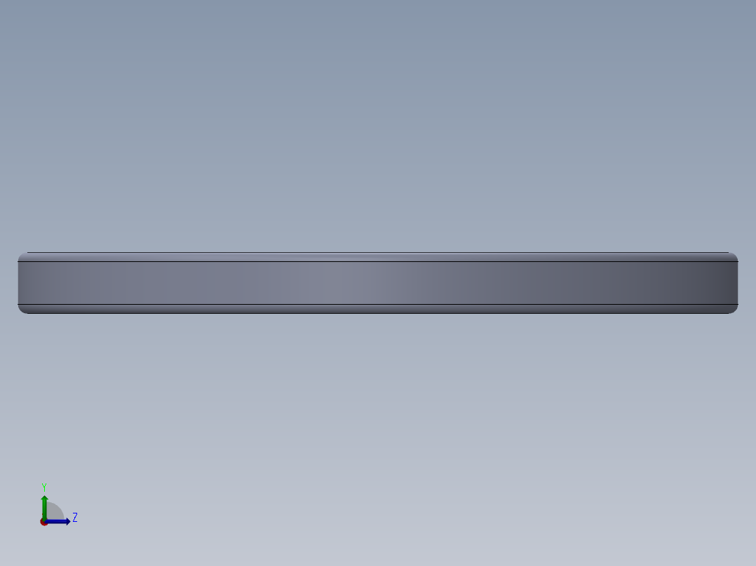 SAE平垫圈-FLAT WASHER SAE 0.5625.SLDPRT左视图