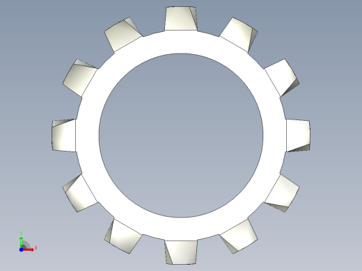 垫圈 外牙锁 公制-EXTERNAL TOOTH LOCK WASHER for M20 SCREW.x_t前视缩略图