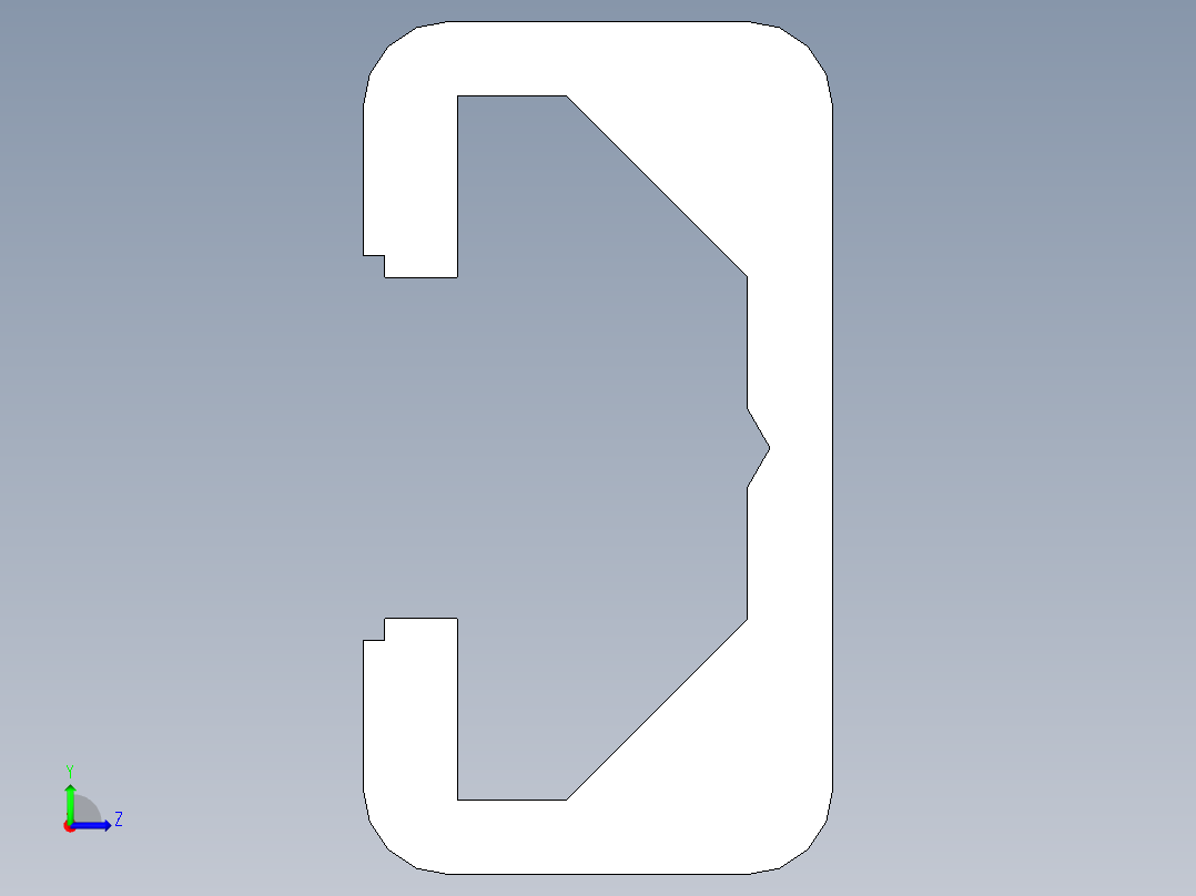 型材-BR 11X20 KJN992476.STEP左视图