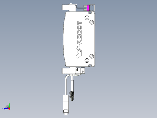 威洛博VL系列直线电机模组-VL14S3-S850右视缩略图