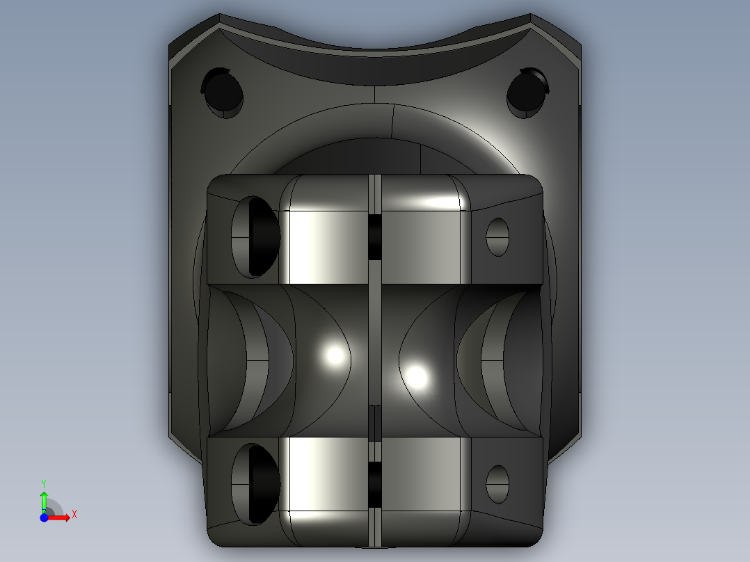 山地车自行车把立31.8毫米前视图